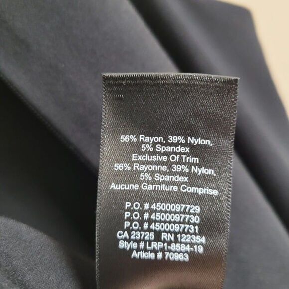 Aritzia Babaton Size 4 Mikey Jumpsuit Wide Leg Crop Sleeveless Stretch Black - Picture 11 of 12